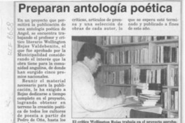 Preparan antología poética  [artículo].