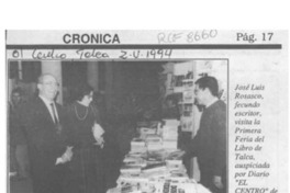 "Es importante que Talca se incorpore al hábito de leer"  [artículo].