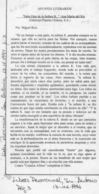 "Siete días de la señora K"  [artículo] Miguel Ruiz.