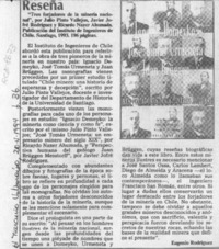 Reseña  [artículo] Eugenio Rodríguez.