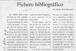 Fichero bibliográfico  [artículo] Carlos René Ibacache.