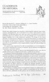 "Coloso, una aventura histórica"