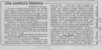 Una aventura histórica