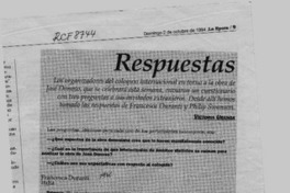 Respuestas  [artículo] Victoria Uranga.