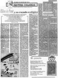 Elisa de Paut y su cruzada ecológica