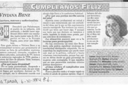 Viviana Benz  [artículo].
