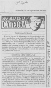 Exclusivo libro sobre laúd