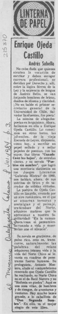 Enrique Ojeda Castillo