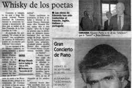 Whisky de los poetas