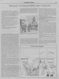 "Breviario" de Edwards Bello sobre Valparaíso  [artículo].