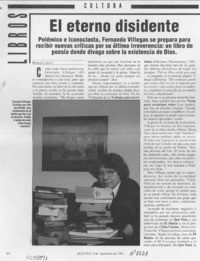 El eterno disidente  [artículo] Marcelo Soto.