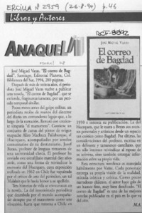 El correo de Bagdad  [artículo] M. A.