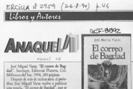 El correo de Bagdad  [artículo] M. A.