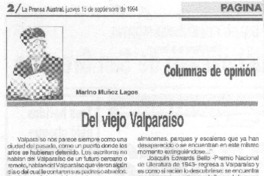 Del viejo Valparaíso