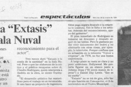 Termina "Extasis" en la Sala Nuval  [artículo].