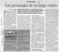 Los personajes de un largo rostro  [artículo] Alejandra Gajardo.