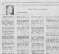 Chile, una herida abierta