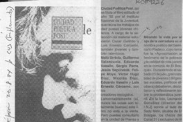 Ciudad poética post  [artículo].