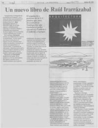 Un nuevo libro de Raúl Irarrázabal