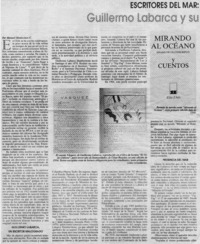Escritores del mar, Guillermo Labarca y su contemplación del mar