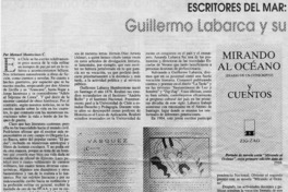 Escritores del mar, Guillermo Labarca y su contemplación del mar