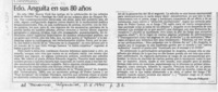 Edo. Anguita en sus 80 años  [artículo] Marcelo Pellegrini.