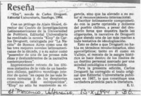 Reseña  [artículo] E. U.