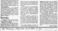 Reseña  [artículo] Eugenio Rodríguez.
