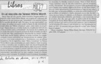 En el rescate de Teresa Wilms Montt  [artículo].