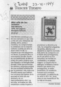 Más allá de los aromos  [artículo] Andrés Gómez.