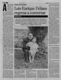 Luis Enrique Délano regresa a conversar  [artículo] Hernán Millas.