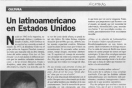 Un latinoamericano en Estados Unidos  [artículo] Daniela Acher.