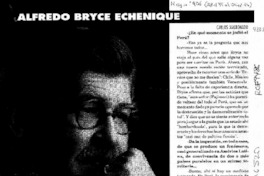 Alfredo Bryce Echenique  [artículo] Andrea Vial.