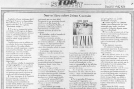 Nuevo libro sobre Jaime Guzmán  [artículo].