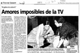 Amores imposibles de la TV
