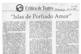 "Islas de porfiado amor"  [artículo] Carola Oyarzún L.