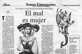 El mal es mujer  [artículo] G. T. G.