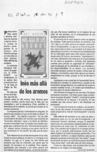 Inés más allá de los aromos  [artículo] Fernando Quilodrán.
