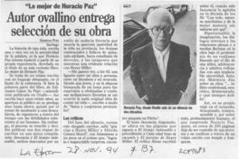 Autor ovallino entrega selección de su obra  [artículo] Ximena Poo.