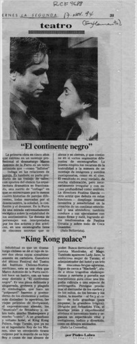 Teatro  [artículo] Pedro Labra.