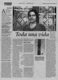Toda una vida  [artículo] Ramiro Rivas.