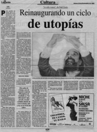 Reinaugurando un ciclo de utopías  [artículo] A. M. R.