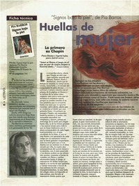 "Signos bajo la piel" de pía Barros, huellas de mujer