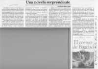 Una novela sorprendente  [artículo] Marino Muñoz Lagos.
