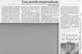 Una novela sorprendente  [artículo] Marino Muñoz Lagos.