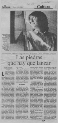 Las piedras que hay que lanzar  [artículo] Alejandra Costamagna.