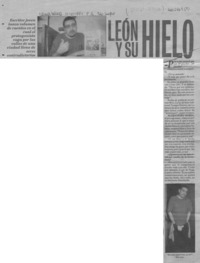 León y su hielo  [artículo].