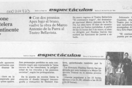 Se repone en cartelera "El continente negro"  [artículo].