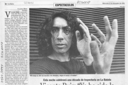 Vicente Ruiz, "Yo he sido la vanguardia durante diez años"