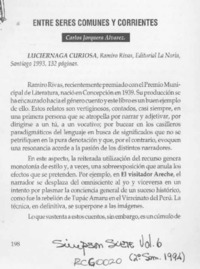 Entre seres comunes y corrientes  [artículo] Carlos Jorquera Alvarez.